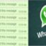 How to see deleted messages on whatsapp