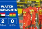 Sudan Ghana match snap