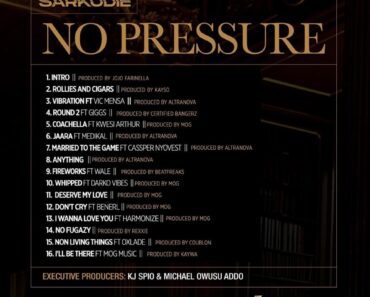 No Pressure Album By Sarkodie